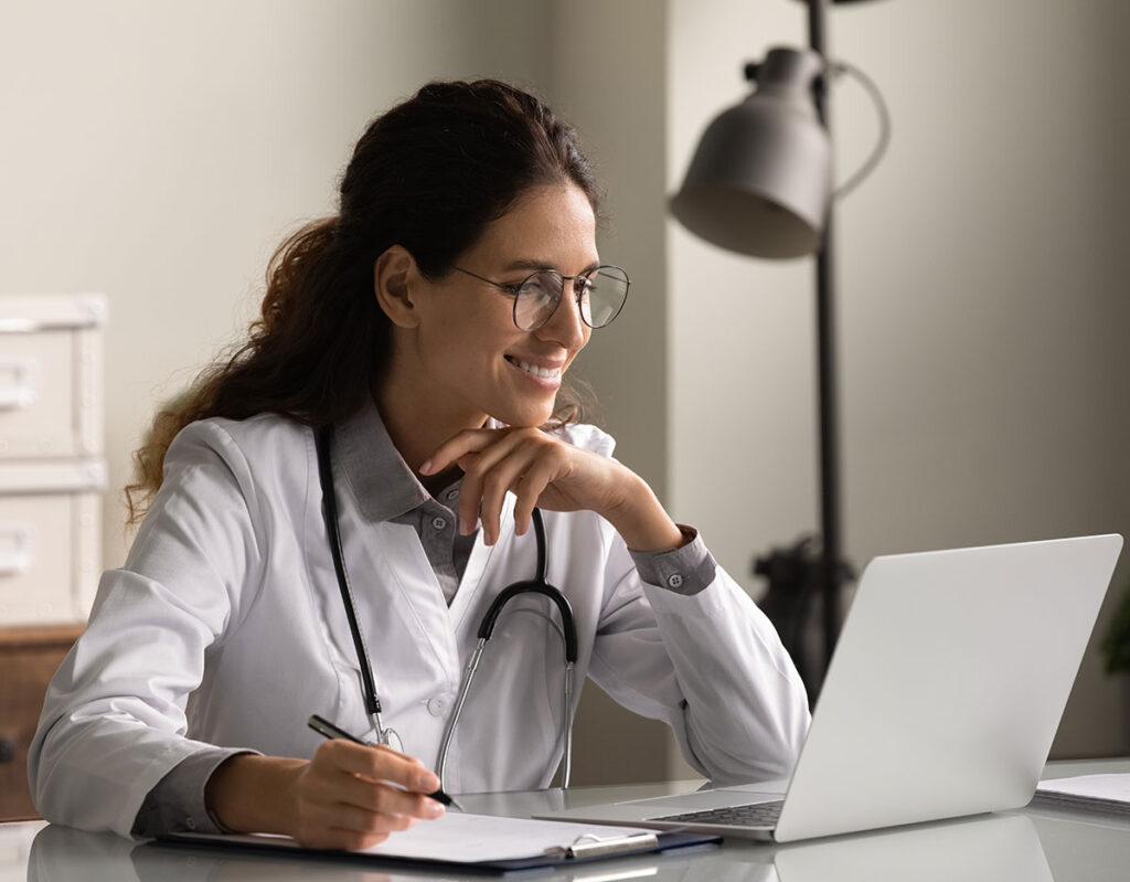 Doctor at Computer