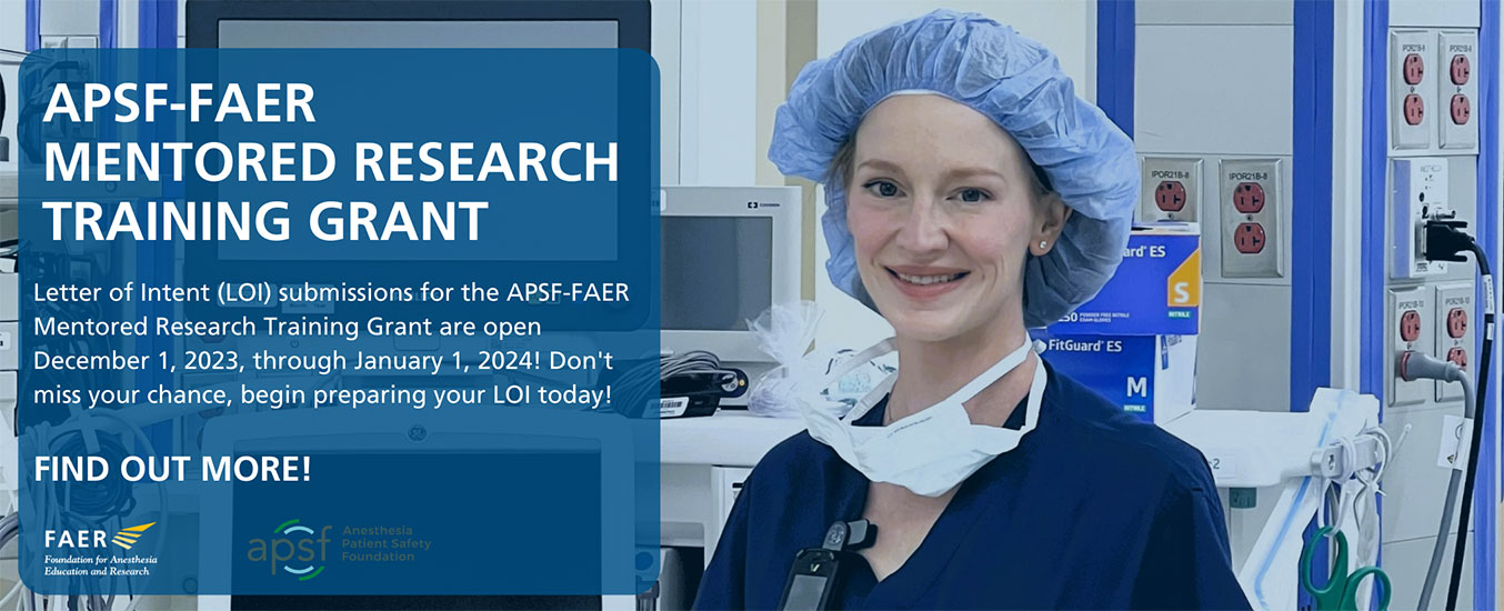 Anesthesia Patient Safety Foundation That no one shall be harmed by