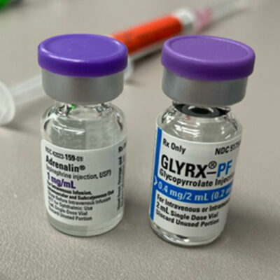 Epinephrine, Glycopyrrolate