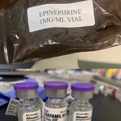 Epinephrine, Verapamil