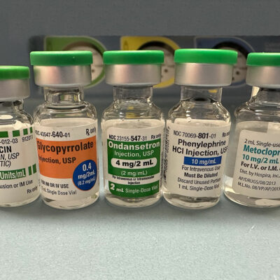 Oxytocin, Glycopyrrolate, Ondansetron, Phenylephrine, Metoclopramide