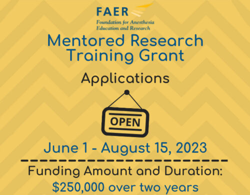 FAER Fall 2023 Grant Cycle - Application Window Now Open