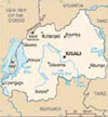 rwanda map