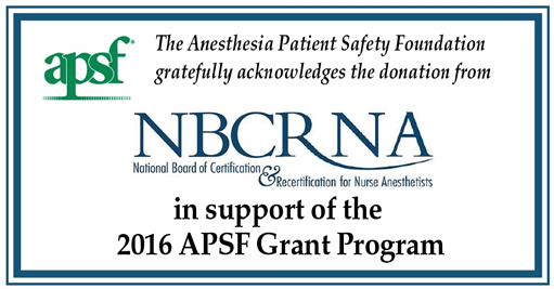 NBCRNA acknowledgment