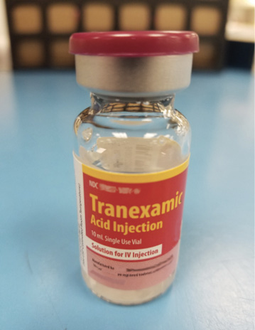 acid tranexamic hemorrhage obstetric figure