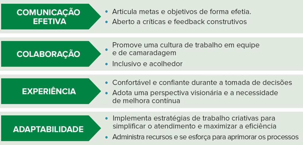 Principais atributos dos líderes efetivos