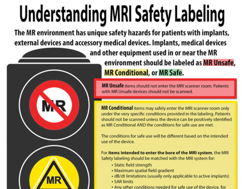 Understanding MRI Safety Labeling