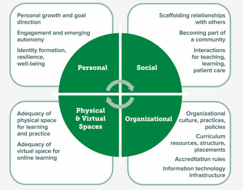 Figure 1: Learning environment interactive components.7 Used with permission by MedEdPublish.