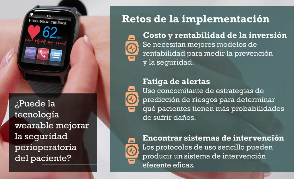 ¿Puede la tecnología wearable mejorar la seguridad perioperatoria del paciente?