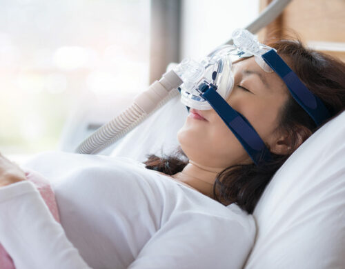 Patient with Sleep Apnea