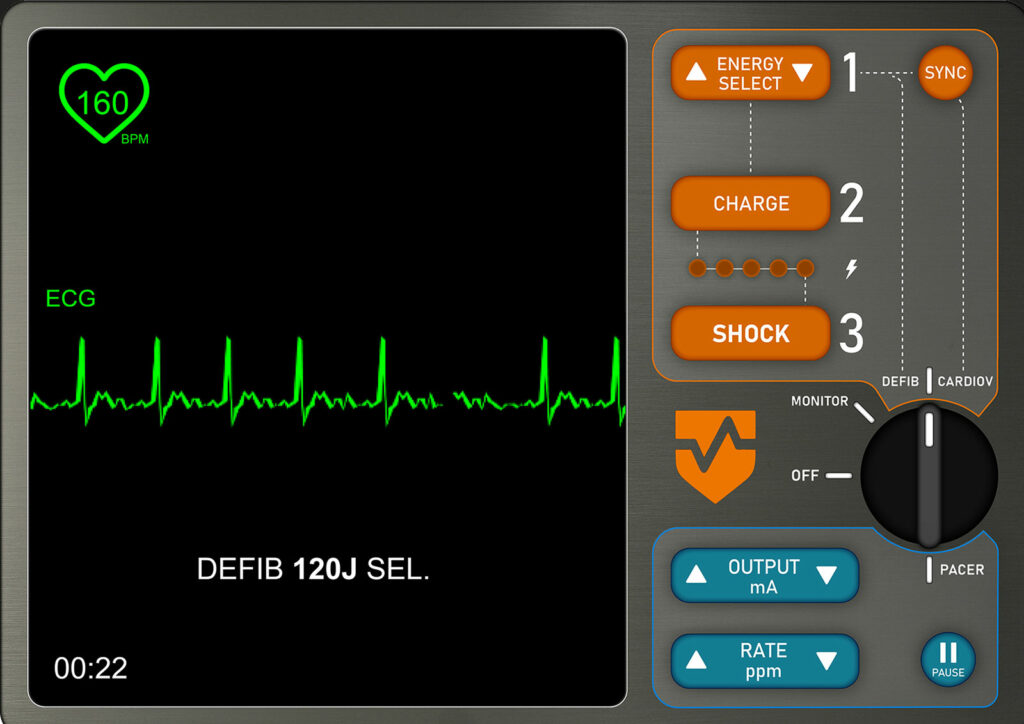 Figure 1: Interactive MED Simulation created for TEI 3.