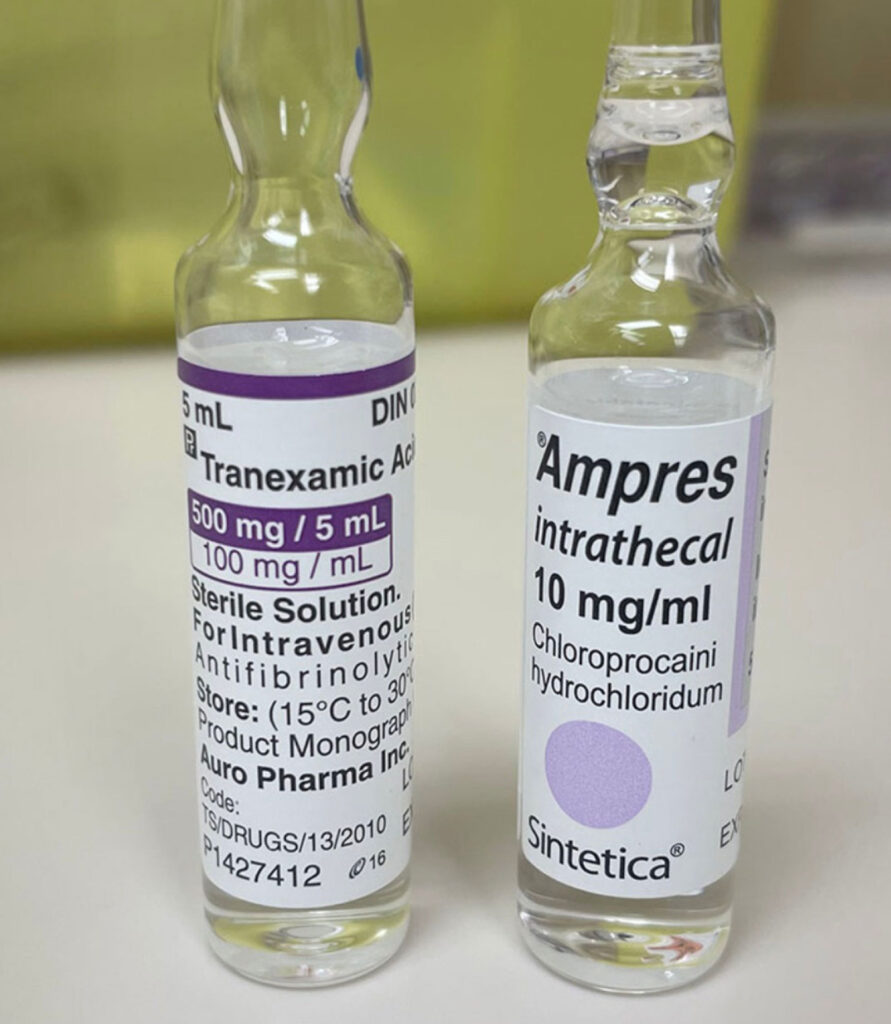 Figure 2: An example of look-alike vials, courtesy of the APSF look-alike vial gallery. <a href="https://www.apsf.org/look-alike-drugs/">https://www.apsf.org/look-alike-drugs/</a>.
