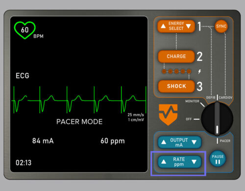 Manual External Defibrillation, Cardioversion, and Pacing (MEDCP)