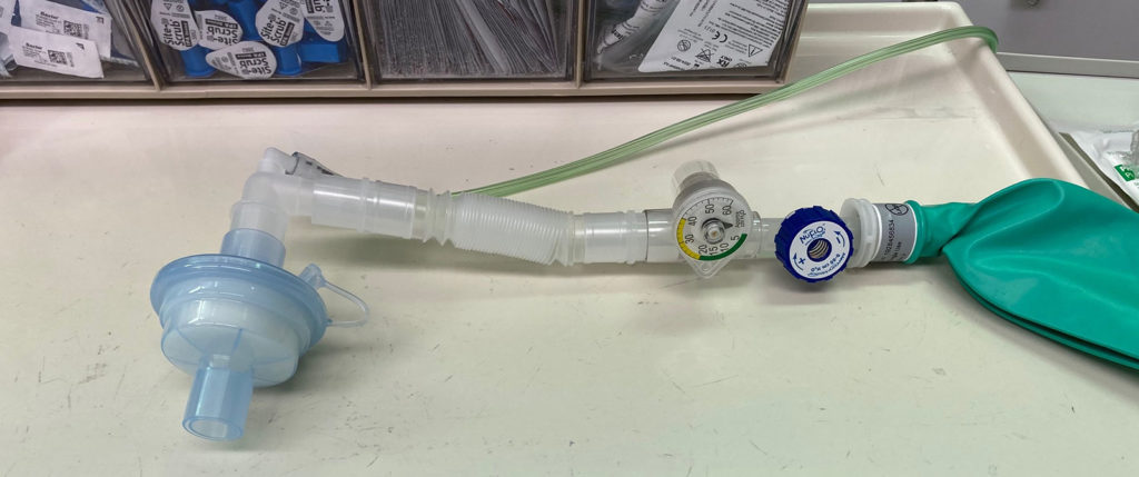 NO – HMEF imposes additional deadspace when placed on patient side of the fresh gas flow inlet.